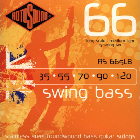 Струни за електрическа бас китара ROTOSOUND - Модел RS665LB      